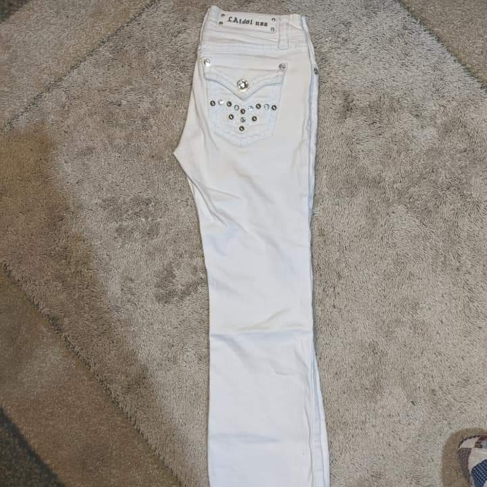 L.A Idol white Jeans